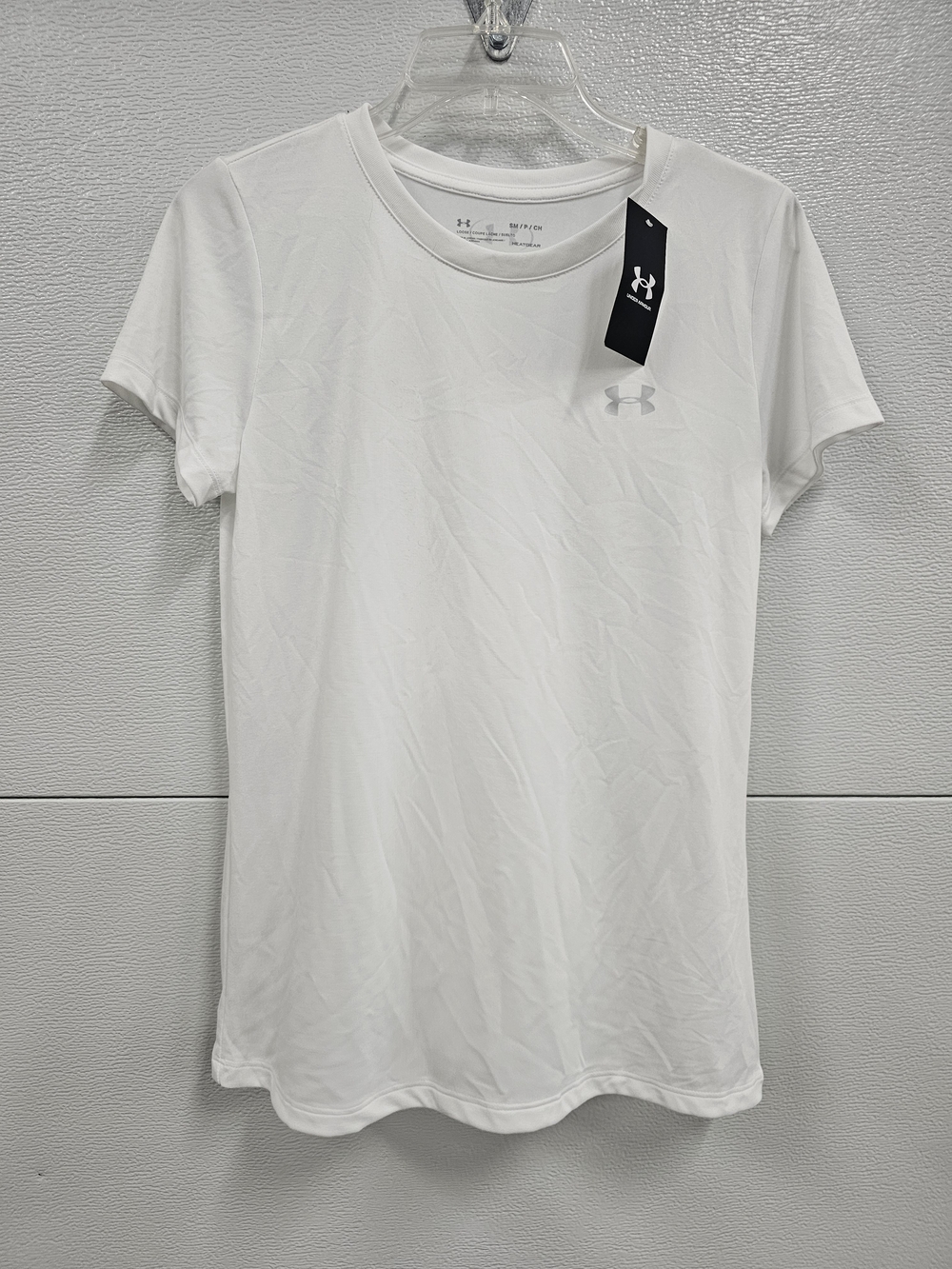 Under Armour White Short Sleeve Athletic Tee - Women's